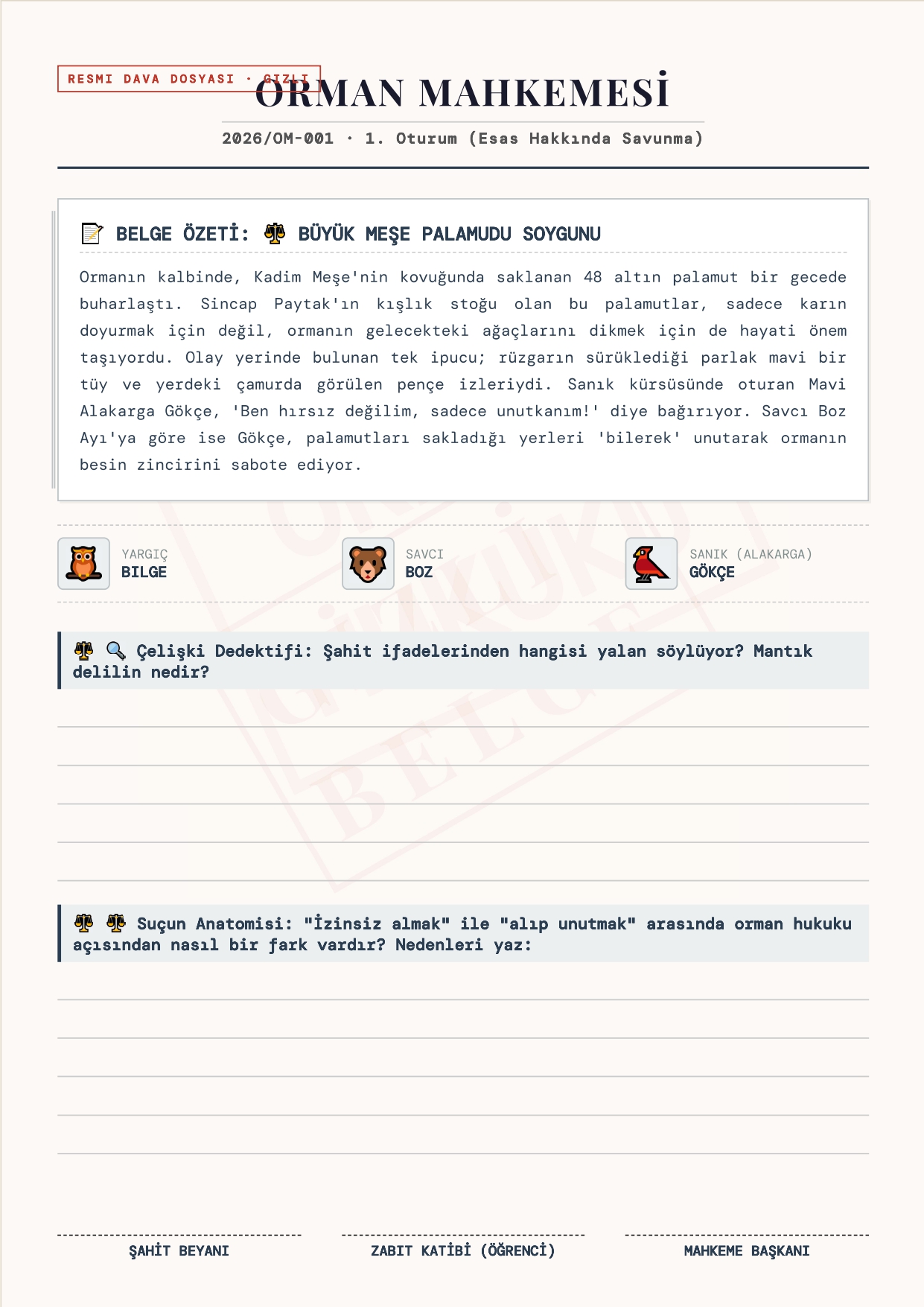 Orman Mahkemesi 1